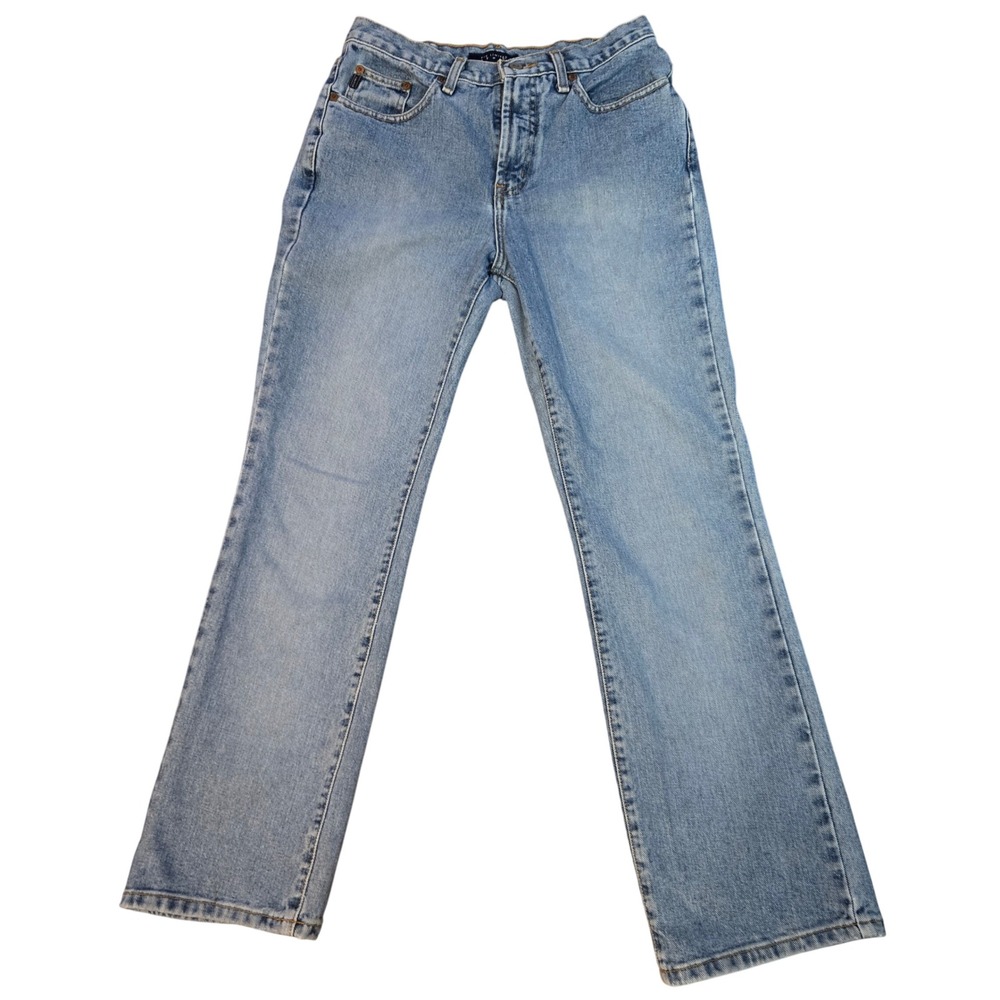 Vintage The Limited Denim‎ Bootcut Jeans Light Wash 100% Cotton Sz 8 Regular Y2K